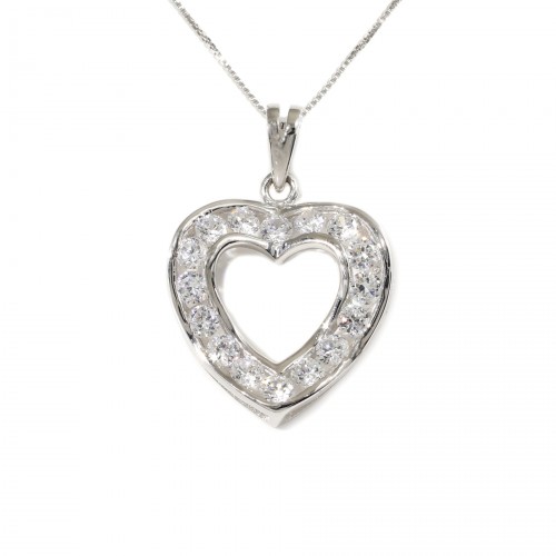 Tamara G Designs | Brilliant Wavy Heart Pendant